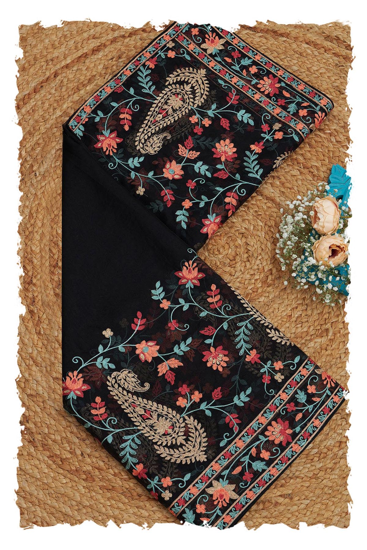Soch Women Net Embroidered Dupatta