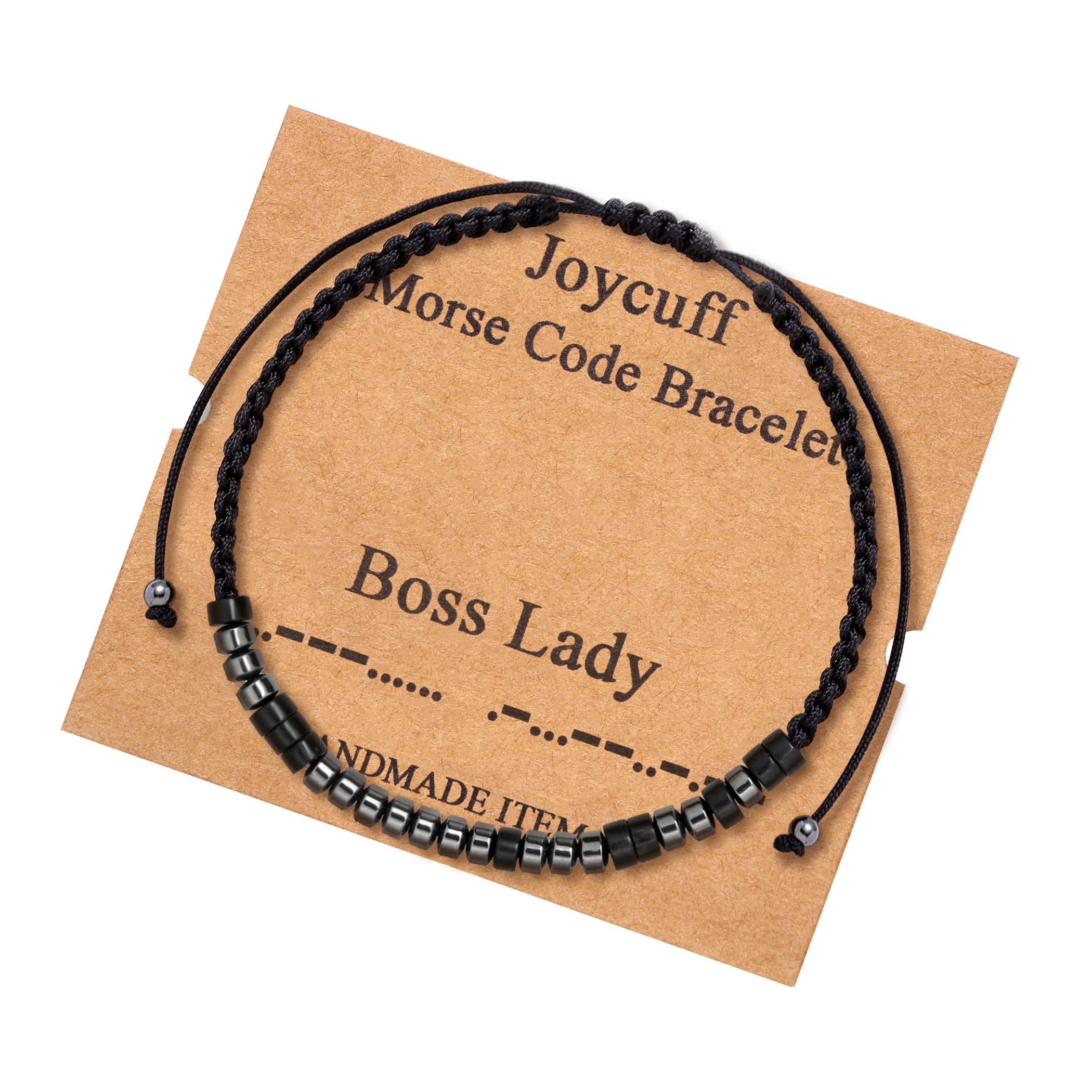 Morse Code Bracelets for Women Unique Trendy Christmas Thanksgiving Day Gifts for Mom Aunt Wife Nurse Grandma Daughter Best Frie