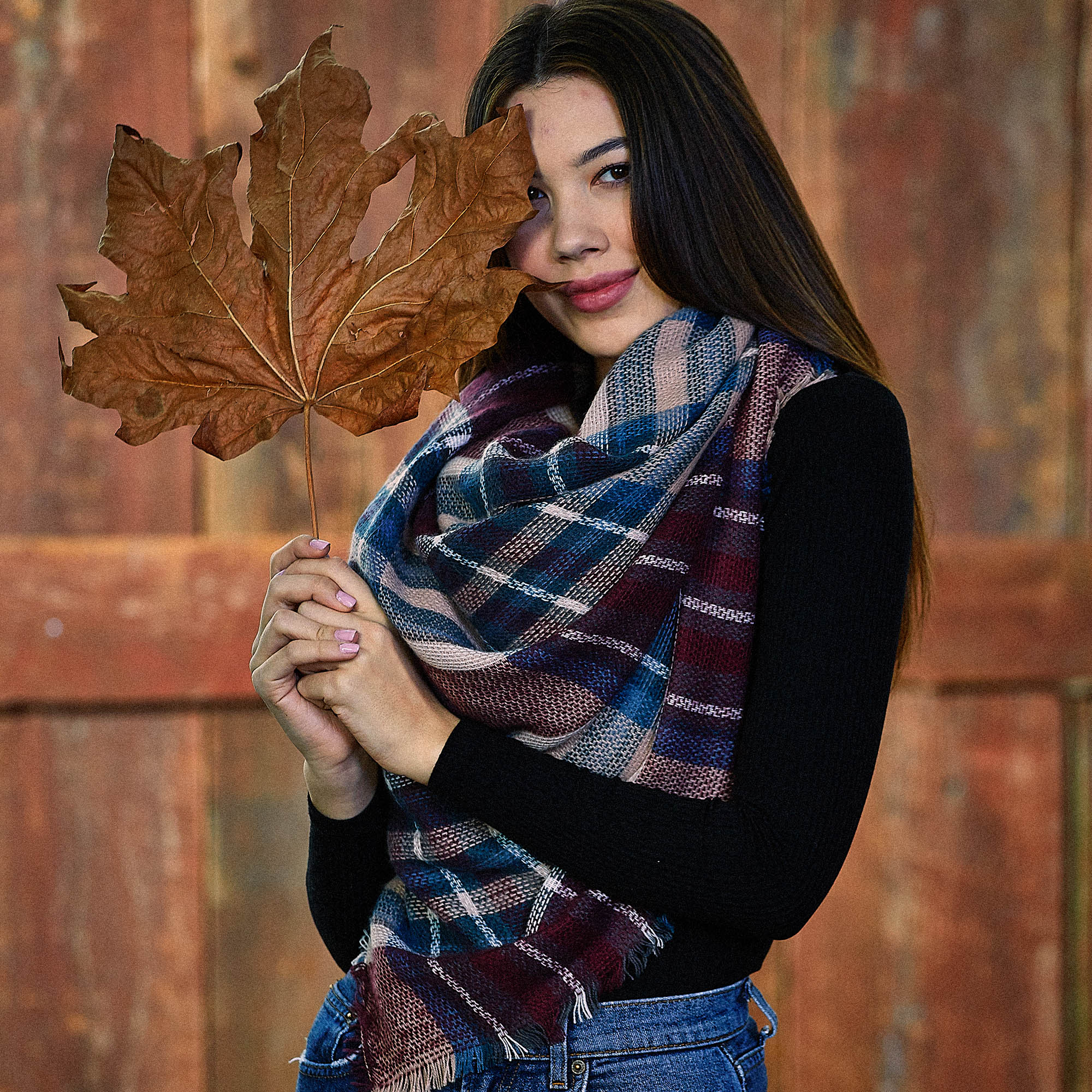 Tickled Pink Mulberry Blanket Scarf