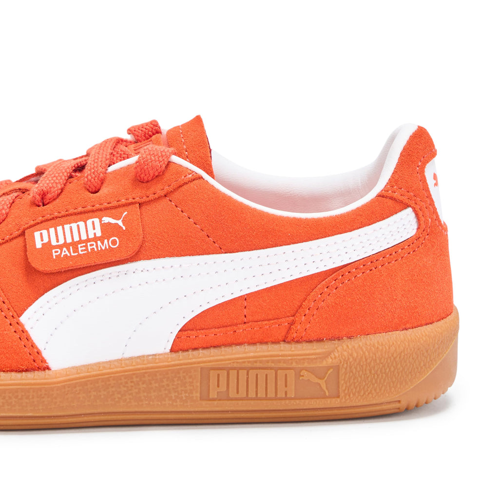 PUMA Palermo (Big Kid) Sneaker, Redmazing White, 4 US Unisex