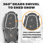 Yaktrax Diamond Grip All-Surface Traction Cleats for Walking on Ice and Snow (1 Pair), Small