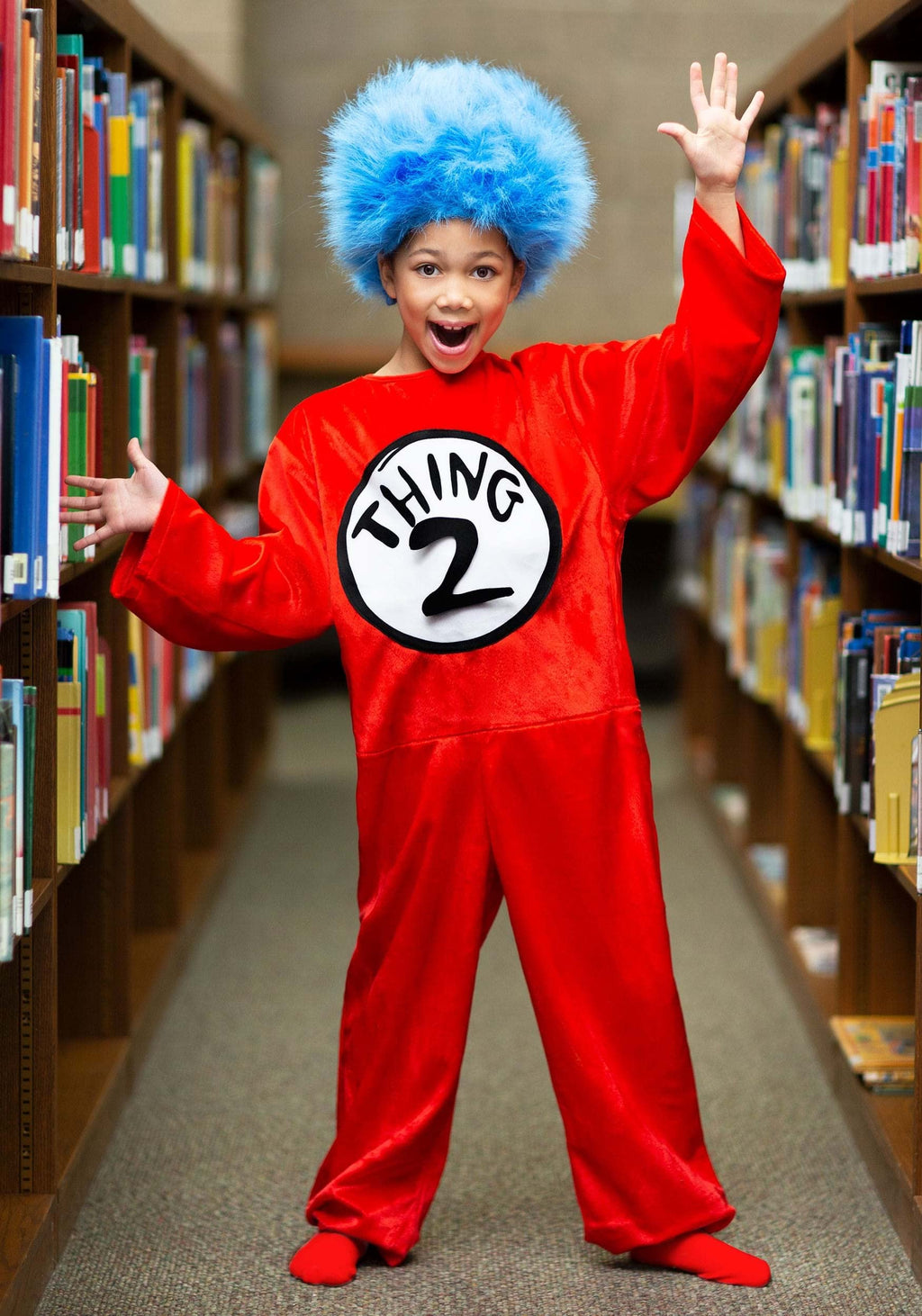 elope Dr. Seuss Thing 1 and 2 Kids Costume, S 4-6