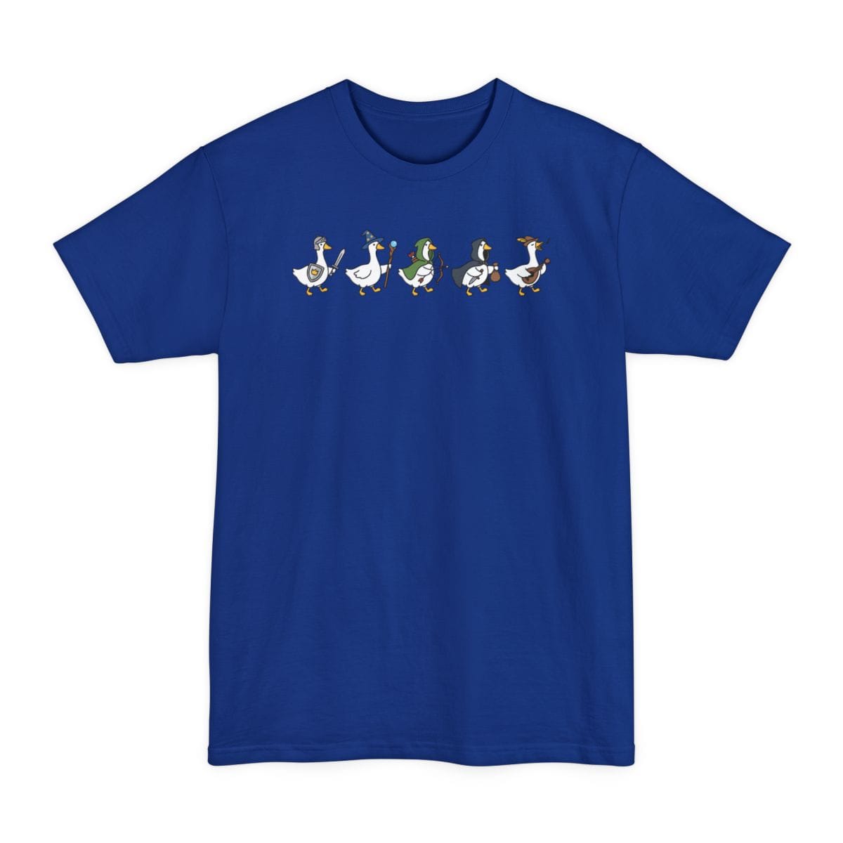 Silly Goose Adventurers Funny D&D Tall T-Shirt