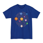 Space Dice Solar System Tall T-Shirt