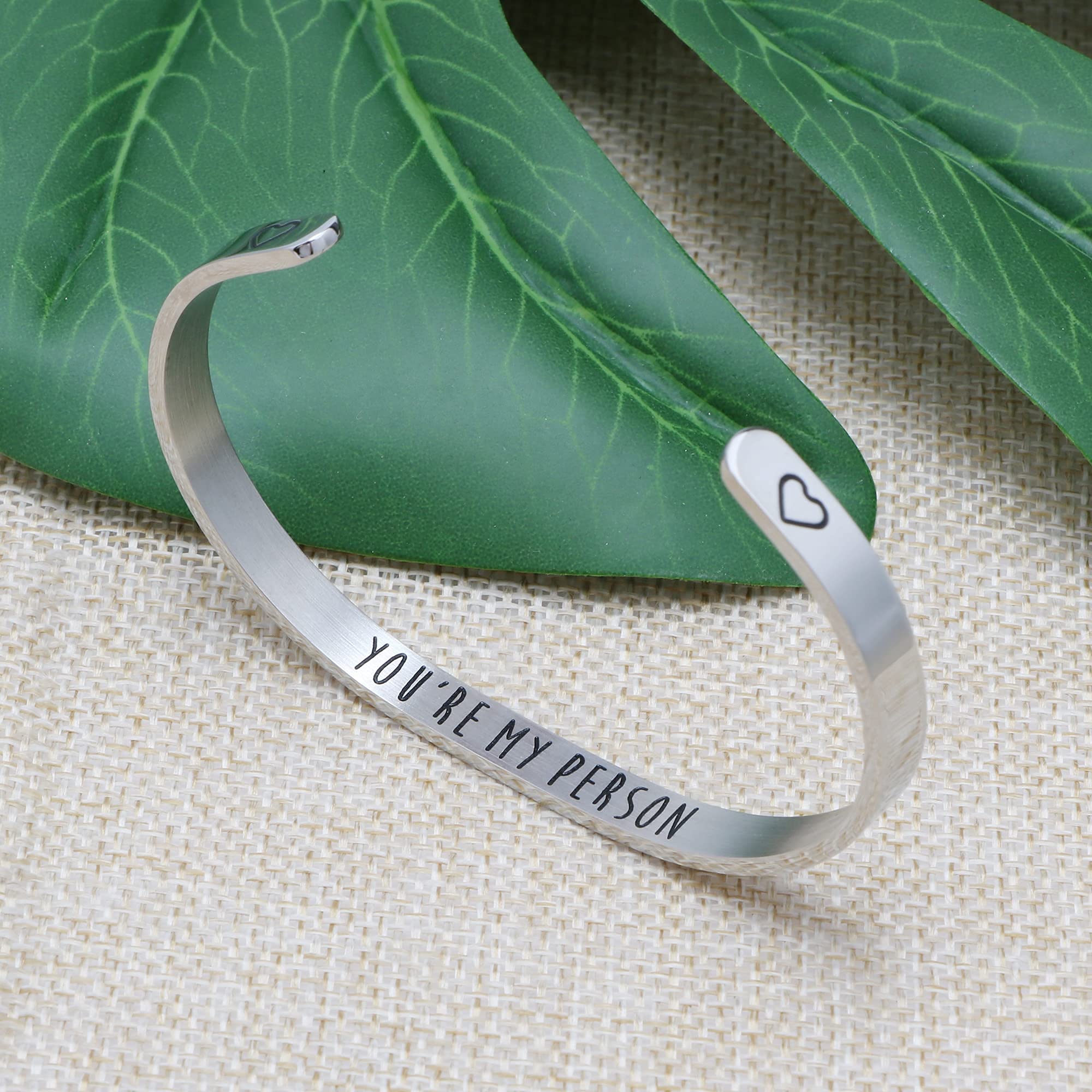 JoycuFF Birthday Gifts for Women Inspirational Jewelry for Girls Best Gifts for Women Friend Personalized Engraved Stainless Ste