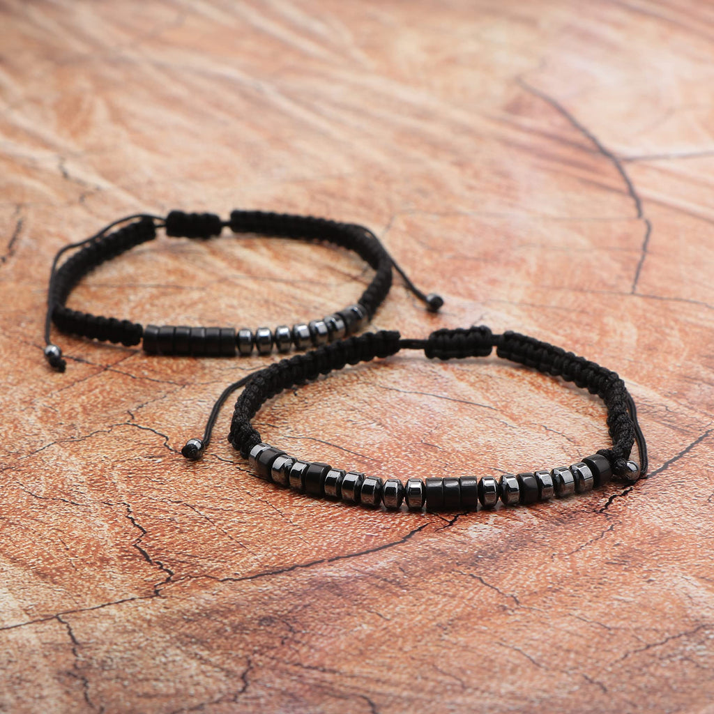 JoycuFF Mother Daughter Gifts Morse Code Bracelets for Women Unique Handmade Christmas Graduation Birthday Mothers Gift for Her