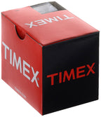Timex Men's Easy Reader 35mm Day-Date Watch - Silver-Tone Case White Dial with Silver-Tone Expansion Band