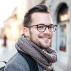 Cupimatch Stainless Steel Mens Clip Hinged Hoop Earrings with Cross Dangle Christmas Gift Set of 6 Pairs