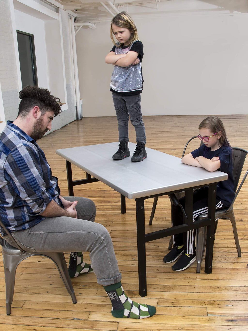 Blue Q Socks, Men's Crew, This Meeting is Bulls--t Size 7-12