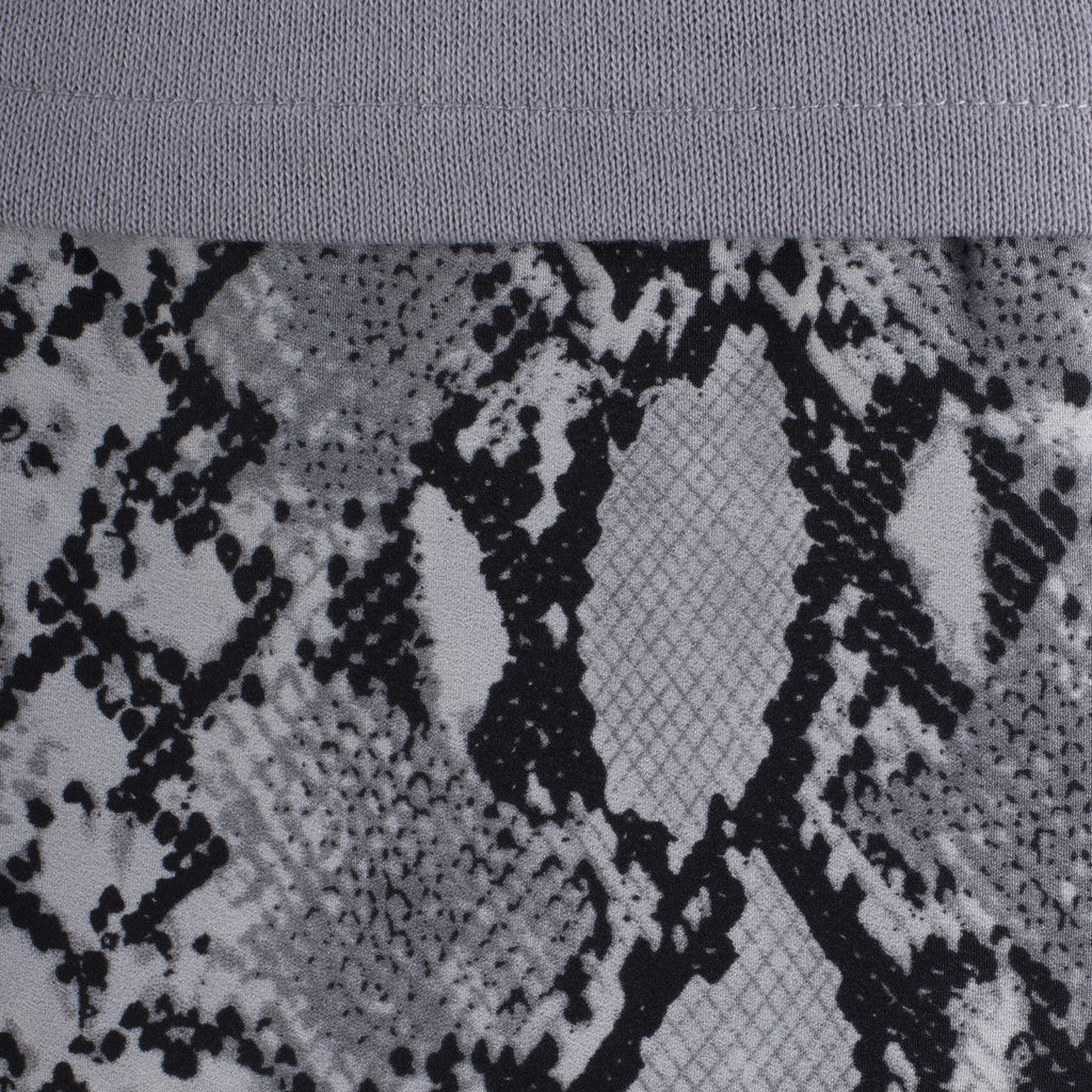 Tickled Pink Snake Skin Poncho, Gray