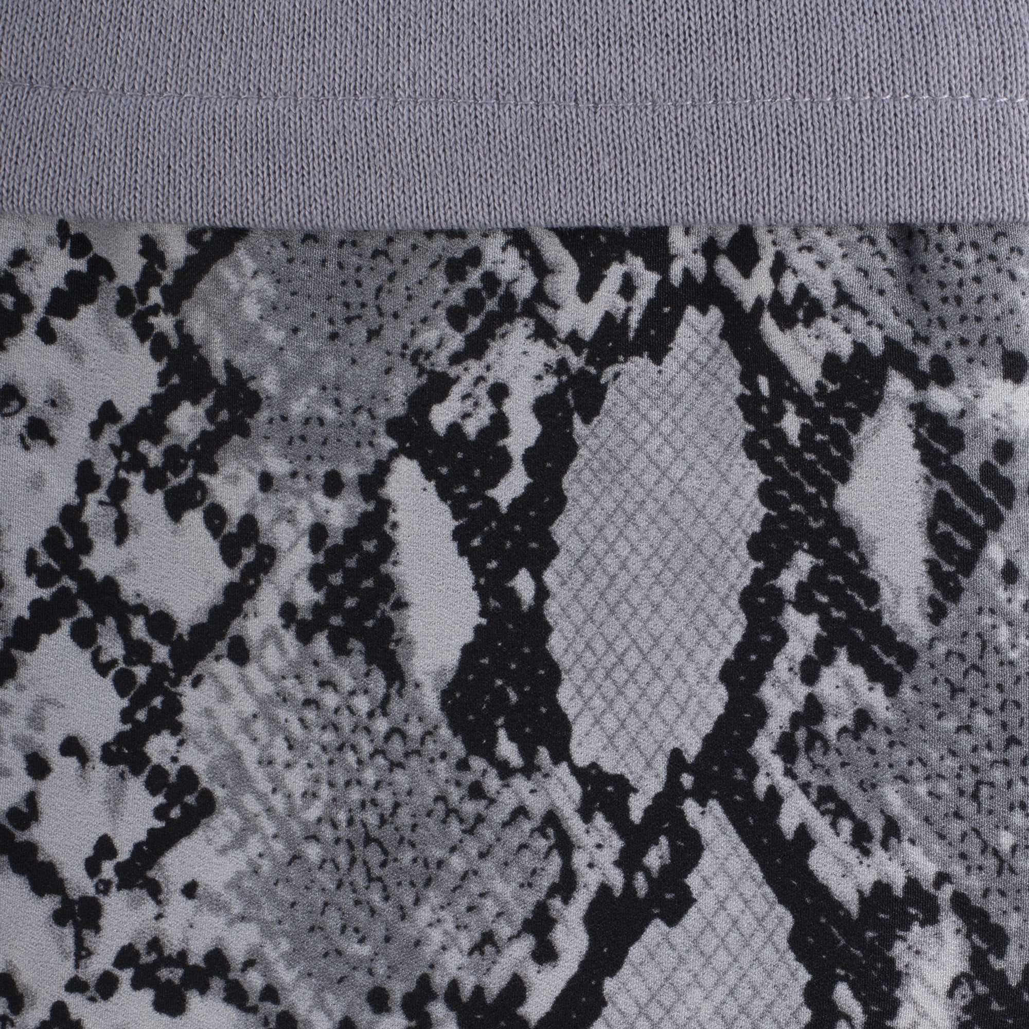 Tickled Pink Snake Skin Poncho, Gray