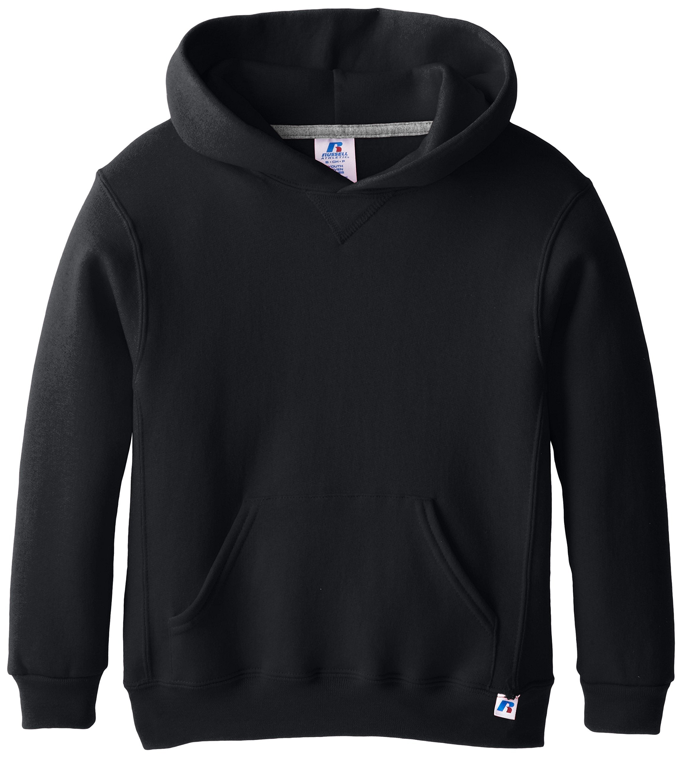 Russell Athletic Athletic Big Boys Fleece crew, Hoodie-black, S
