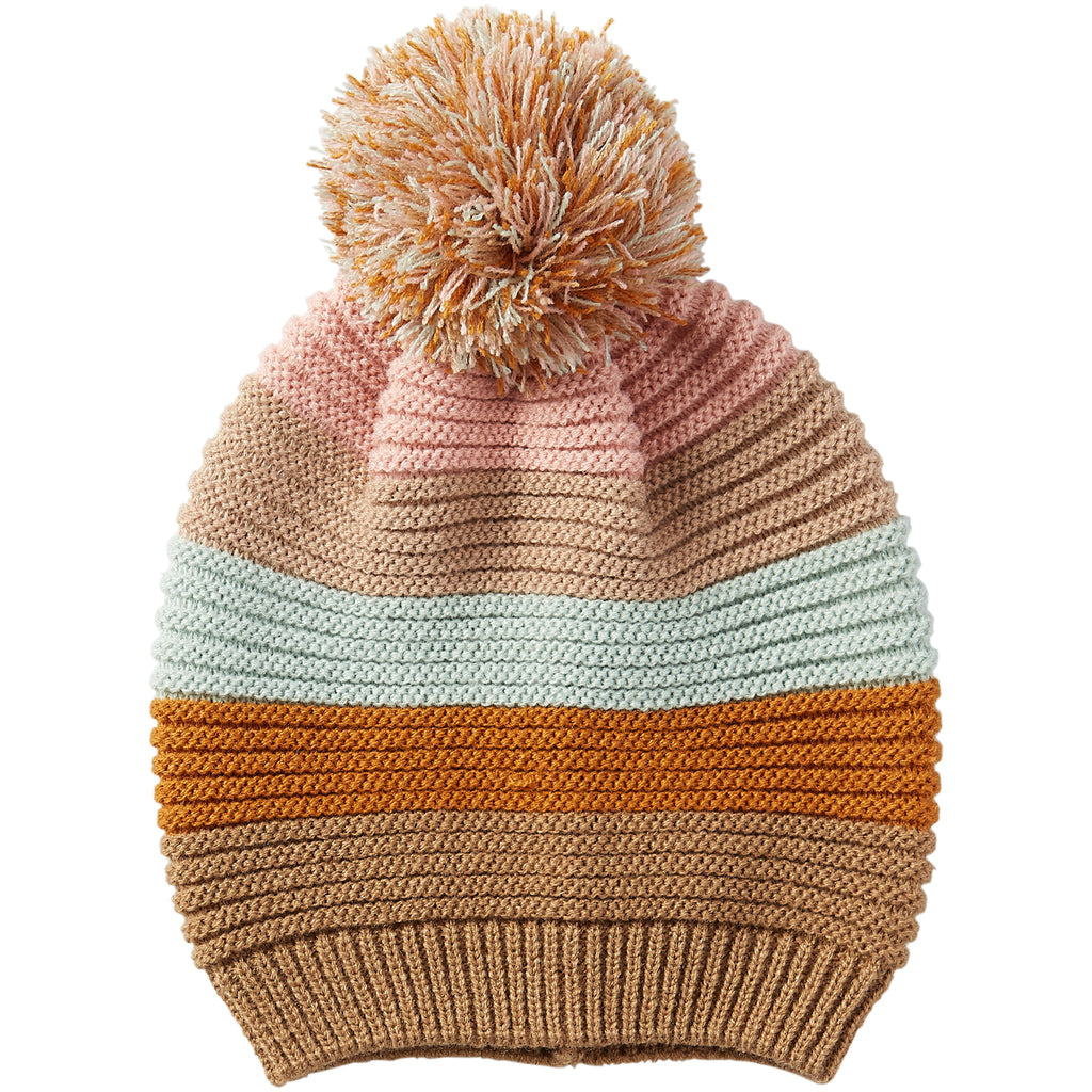 Tickled Pink Pastel Stripe Beanie