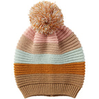 Tickled Pink Pastel Stripe Beanie