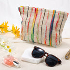 ZLFSRQ Makeup Bag Travel Cute Cosmetic Bag for Women Large Capacity Rainbow Makeup Pouch Zipper Cosmetic Pouch for Purse Aesthet