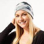 Hadley Wren Tie-Dye Beanie, Black