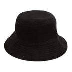CORDUROY BUCKET HAT - BLACK