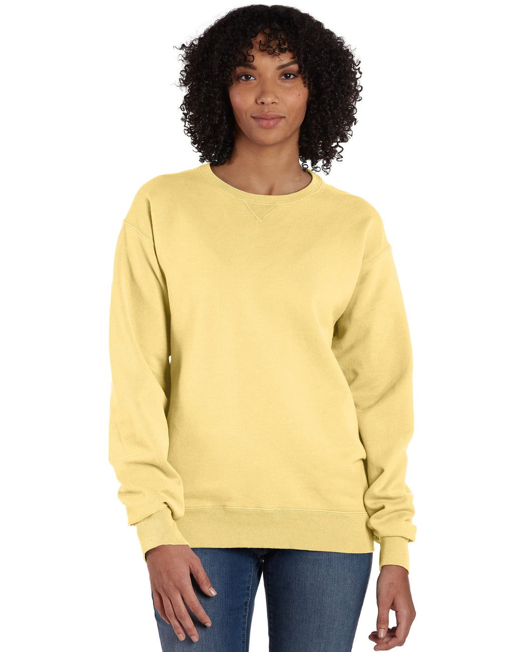 Unisex crew Sweatshirt - BLAcK - S(D0102H7K03J)