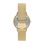 A|X ARMANI EXCHANGE Women's Gold-Tone Stainless Steel Mesh Watch (Model: AX5536)
