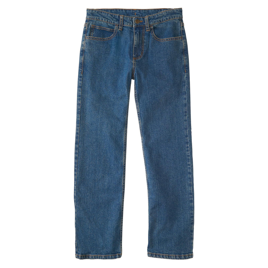 Carhartt Boys' Big Denim Pant, Medium wash, 16