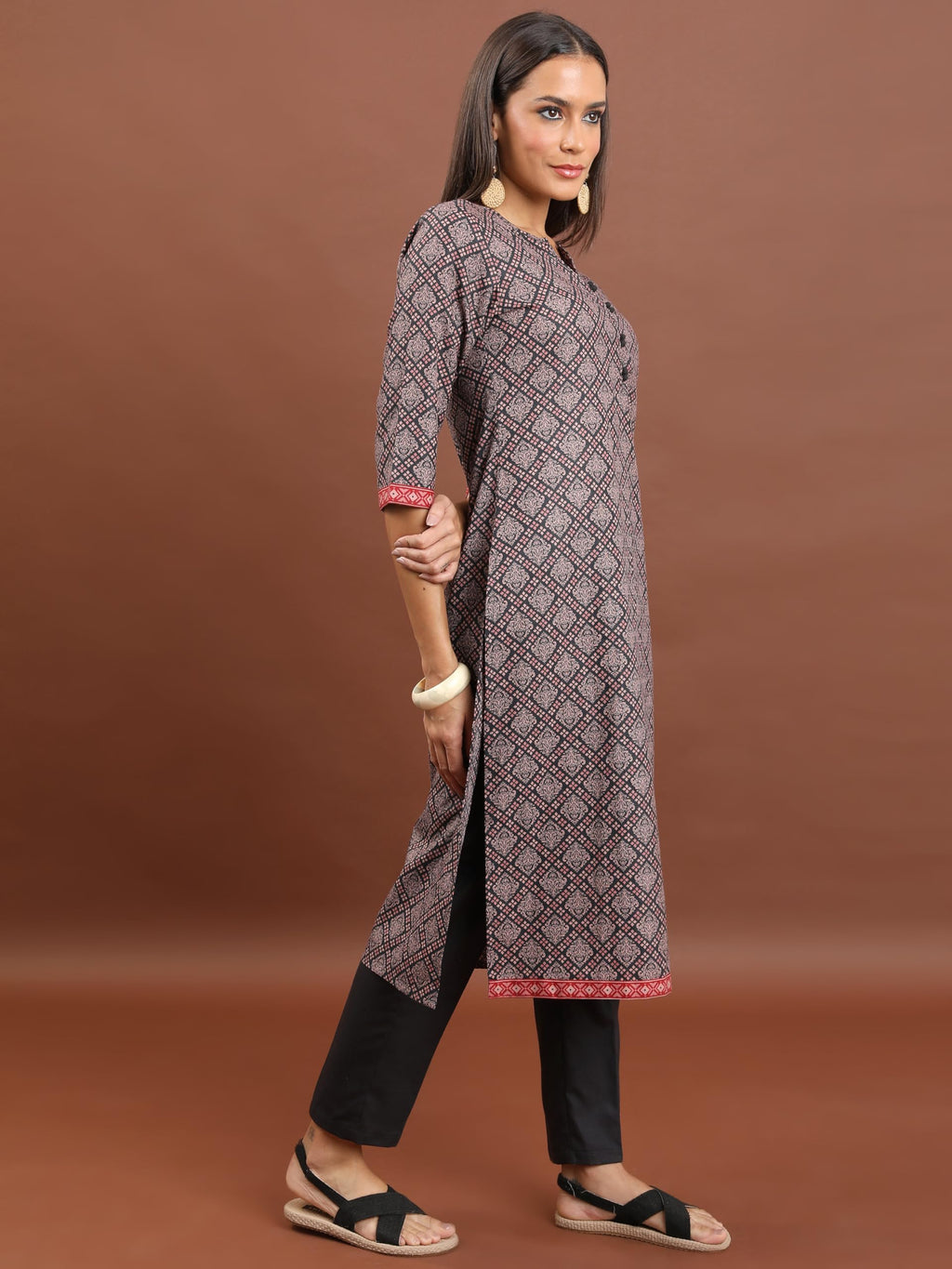 Ketch WomenS Polyester Kurta Set (Khk3001050_Yellow