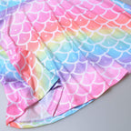 Mermaid Dresses Girls Long Sleeve Swing Winter Outfit Halloween Costume 10 11