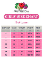 Fruit of the Loom Girls' Cotton Hipster Underwear, 14 Pack - Fashion Assorted, 6