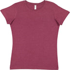 Ladies Fine Jersey T-Shirt - VINTAgE BURgUNDY - XS(D0102H7M2S8)