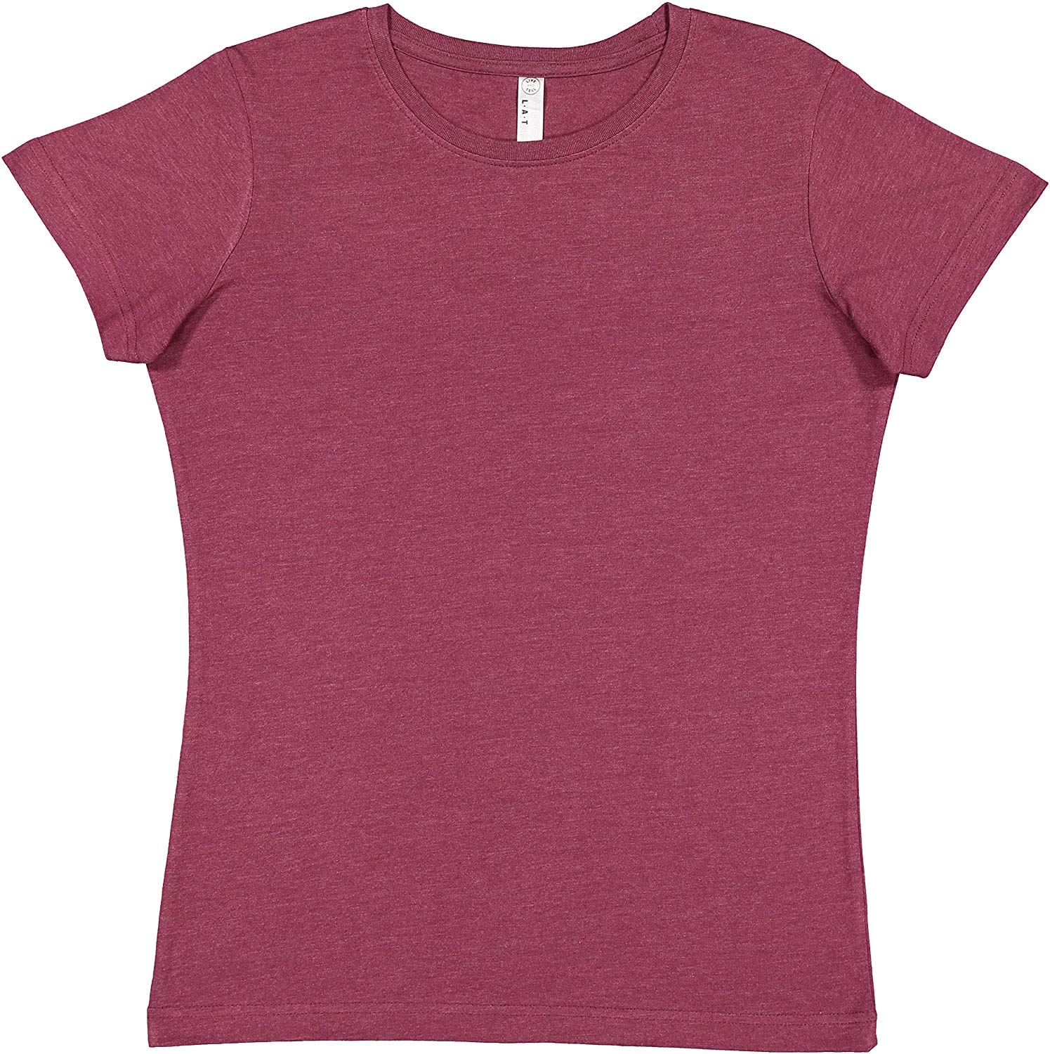 Ladies Fine Jersey T-Shirt - VINTAgE BURgUNDY - XS(D0102H7M2SJ)