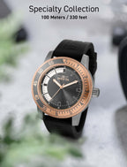 Invicta Men's Specialty 45mm Silicone Quartz Watch, Black (Model: 35687)