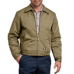 Dickies Mens Insulated Eisenhower Front-Zip Jacket,Khaki,2X-LargeRegular,Khaki,2X-LargeRegular