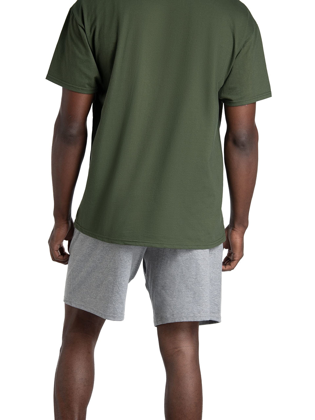 Fruit of the Loom Men's Eversoft Cotton Shorts with Pockets (S-4xl), 2 Pack-Grey Heather