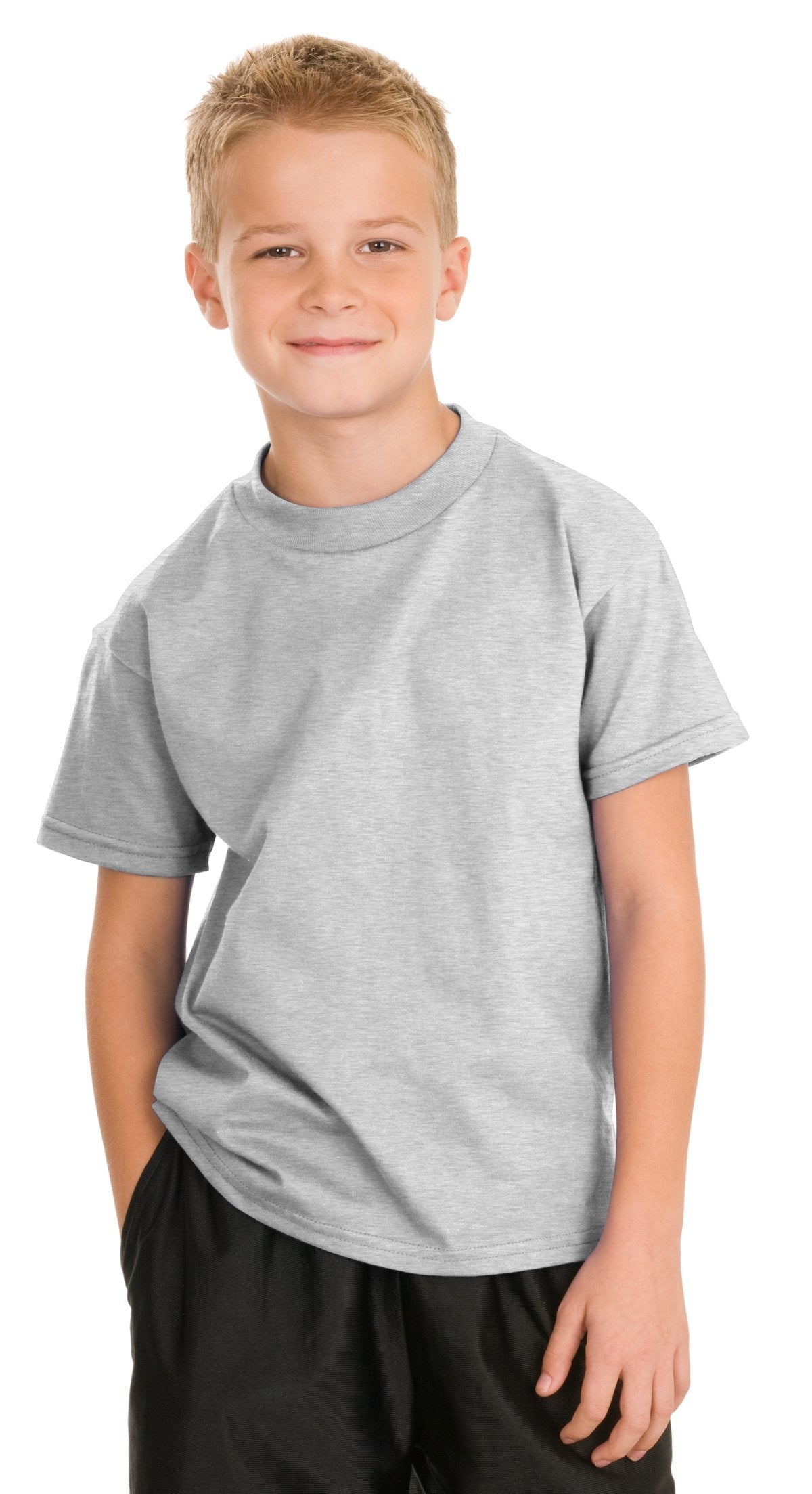 Youth Authentic-T T-Shirt - ASH - XS(D0102H7KTXT)