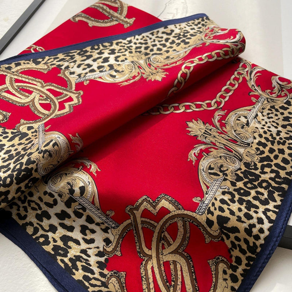 PoeticEHome 100% Mulberry Silk Neck Scarf 21x21 Small Square Scarfs for Women Gift Packed