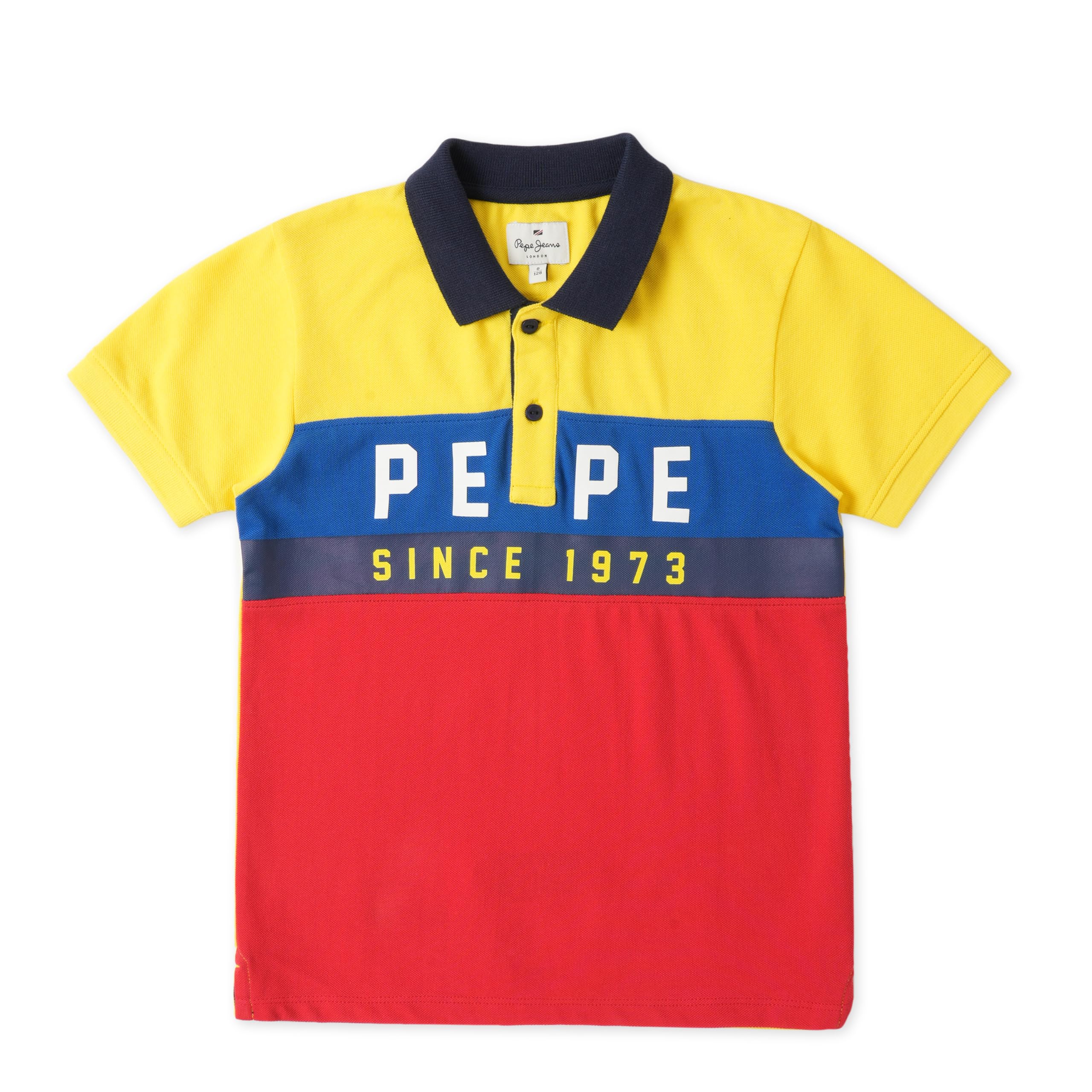 Pepe Jeans BoyS Regular Fit T-Shirt (Pb54086804316_Pop Yellow
