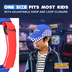 Sonic The Hedgehog Baseball Cap, Kids Adjustable Baseball Hat, Blue, One Size