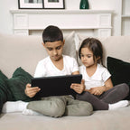 Falari 12-Pack Boy Toddler Kids Cotton Crew Socks 2-4 Navy