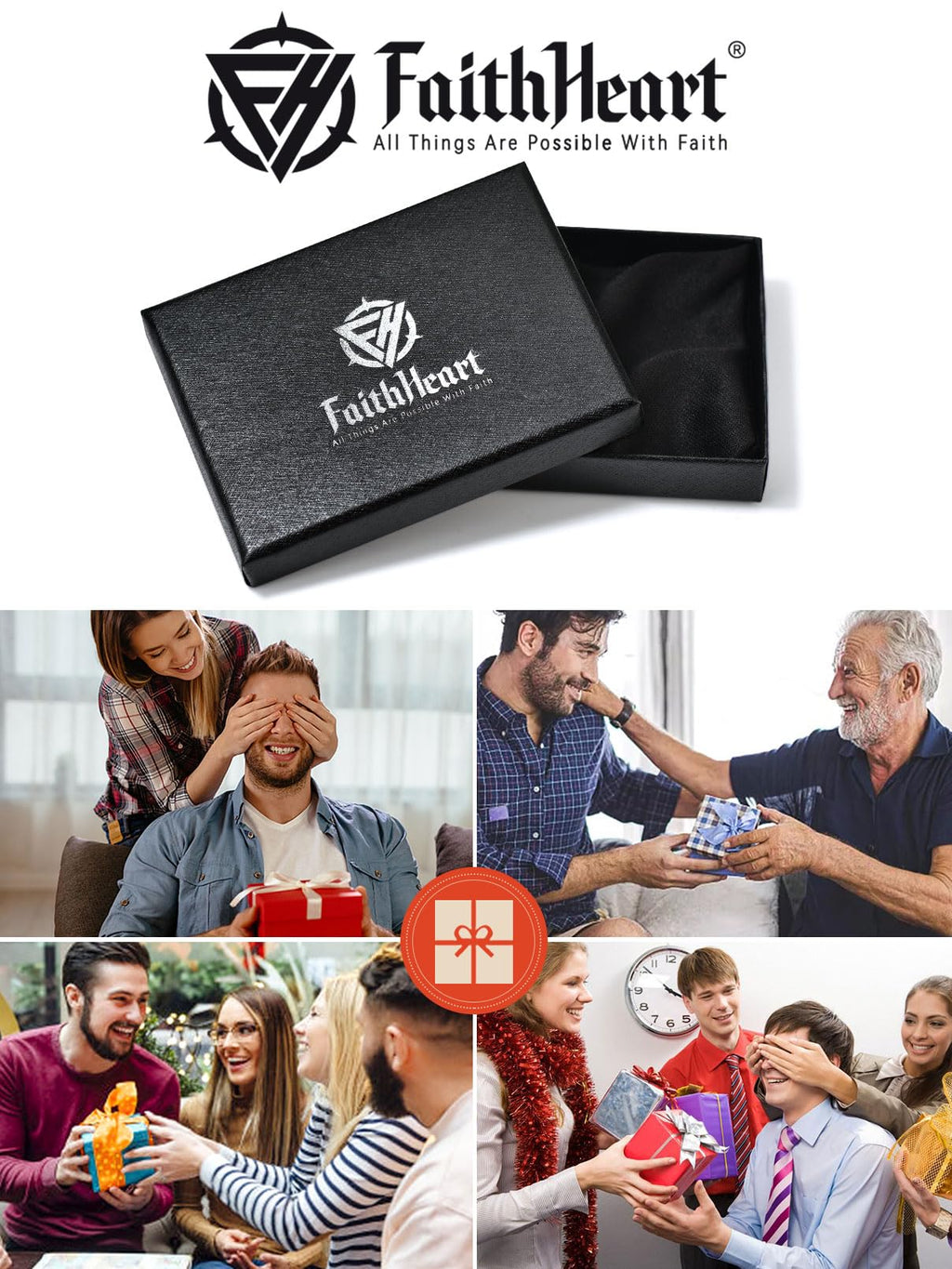 FaithHeart Viking Raven Skull Necklace for Men Stainless Steel Punk Crow Head Pendant Gothic Jewelry Halloween Accessories