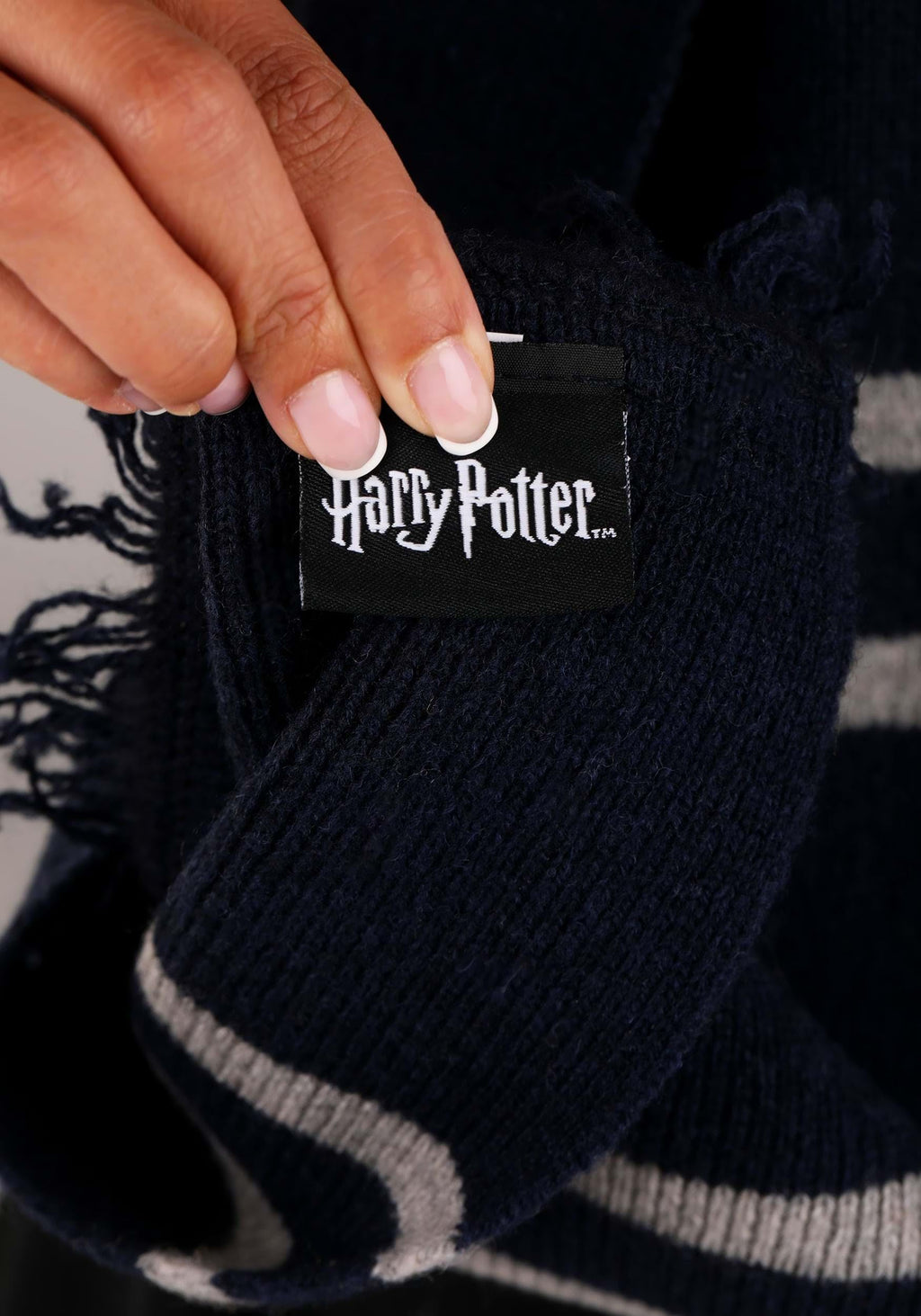 elope Harry Potter Ravenclaw House Lamb's Wool Scarf for Adults and Kids Black