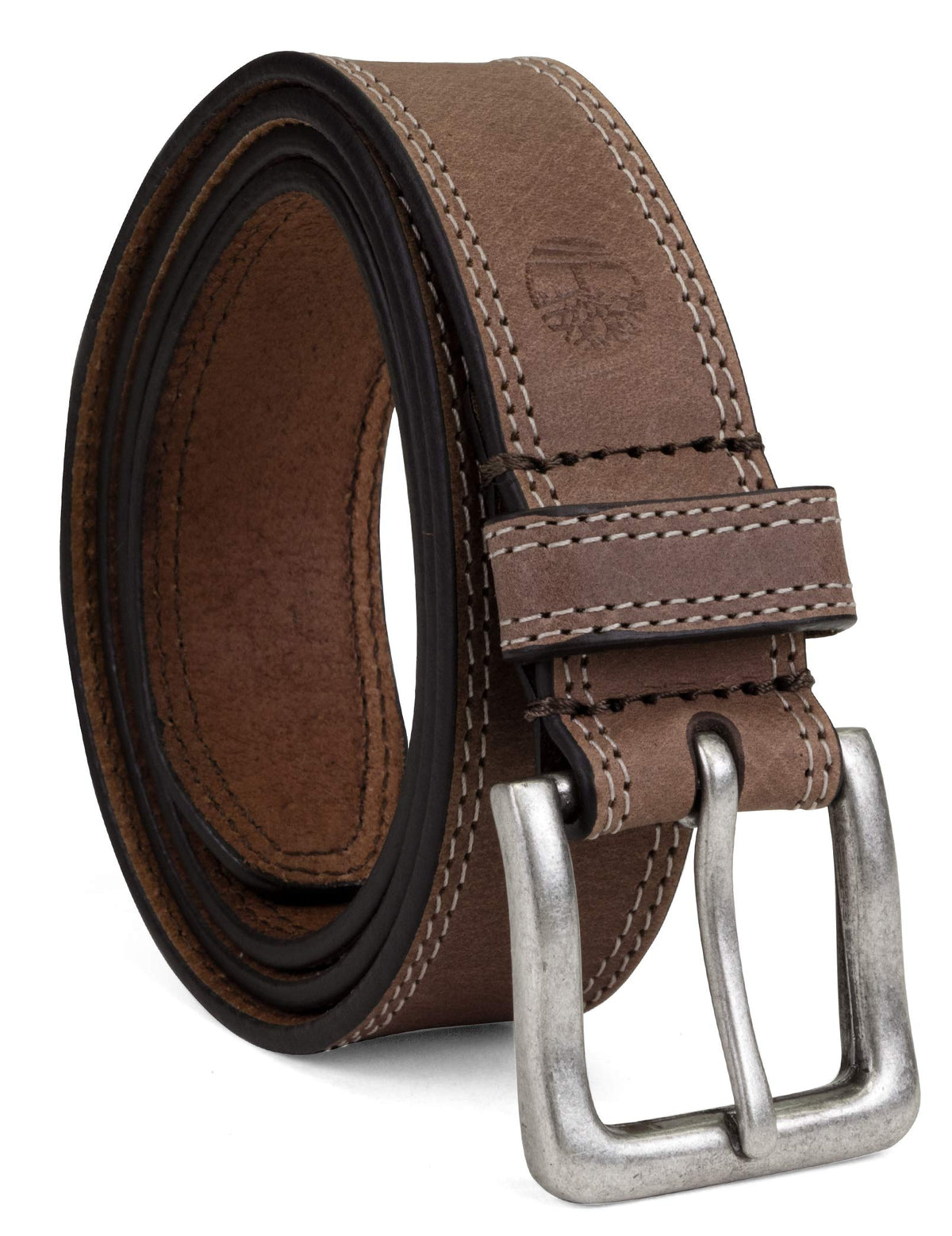 Timberland MenS 35Mm Boot Leather Belt, Dark Brown, 34 34