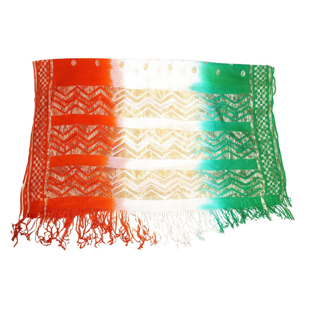 Fabme Women'S Tricolor/Tiranga Dupatta For Independence Day (Pack Of 2)