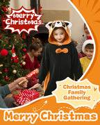 CANASOUR Red Panda Onesie Halloween Kids Cosplay Costume Girls Animal Unisex Outfuit One Piece Hooded Soft Pajamas Party 6-8 Yea
