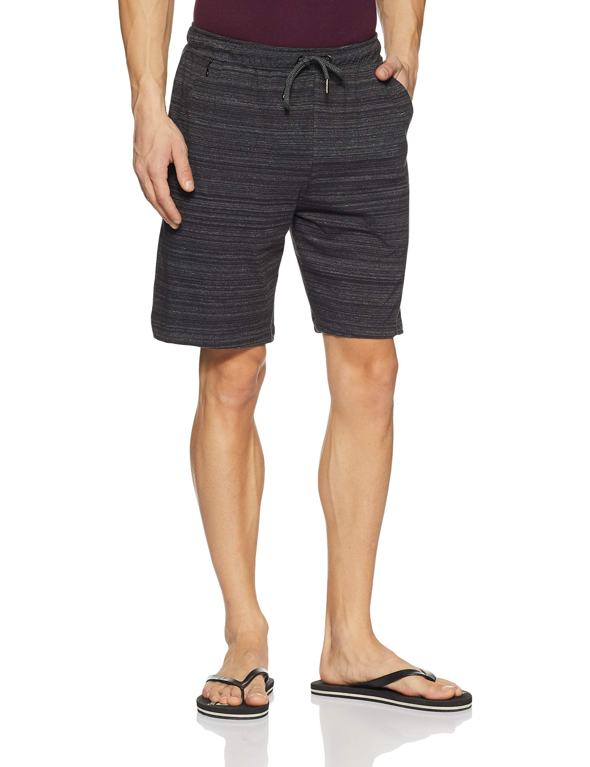 Pepe Jeans MenS Lounge Shorts (Ats03-01_Dark Grey_Dark Grey-90-95)