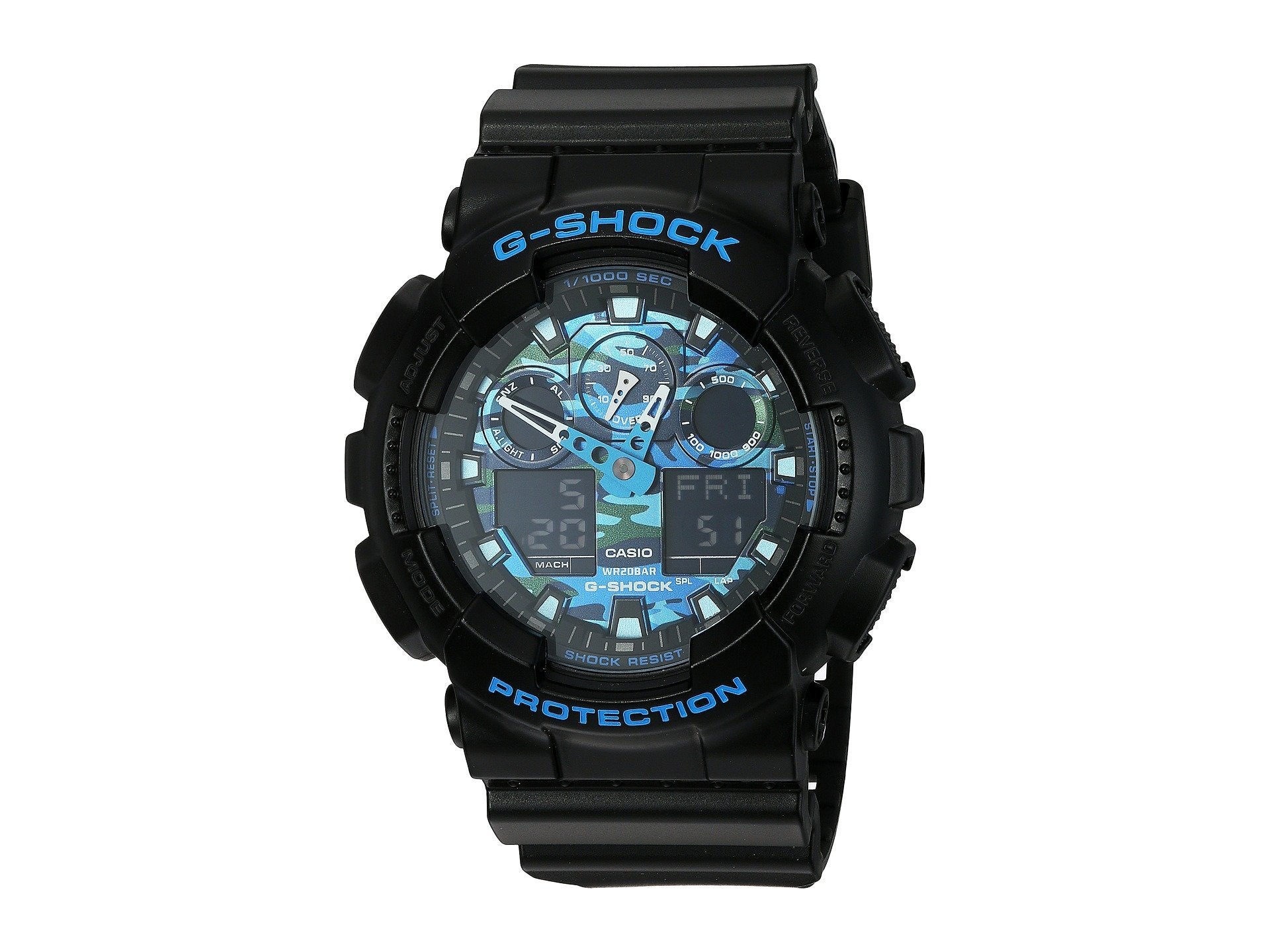 Casio G-Shock Graphic Dial Resin Quartz Men's Watch GA100CB-1A