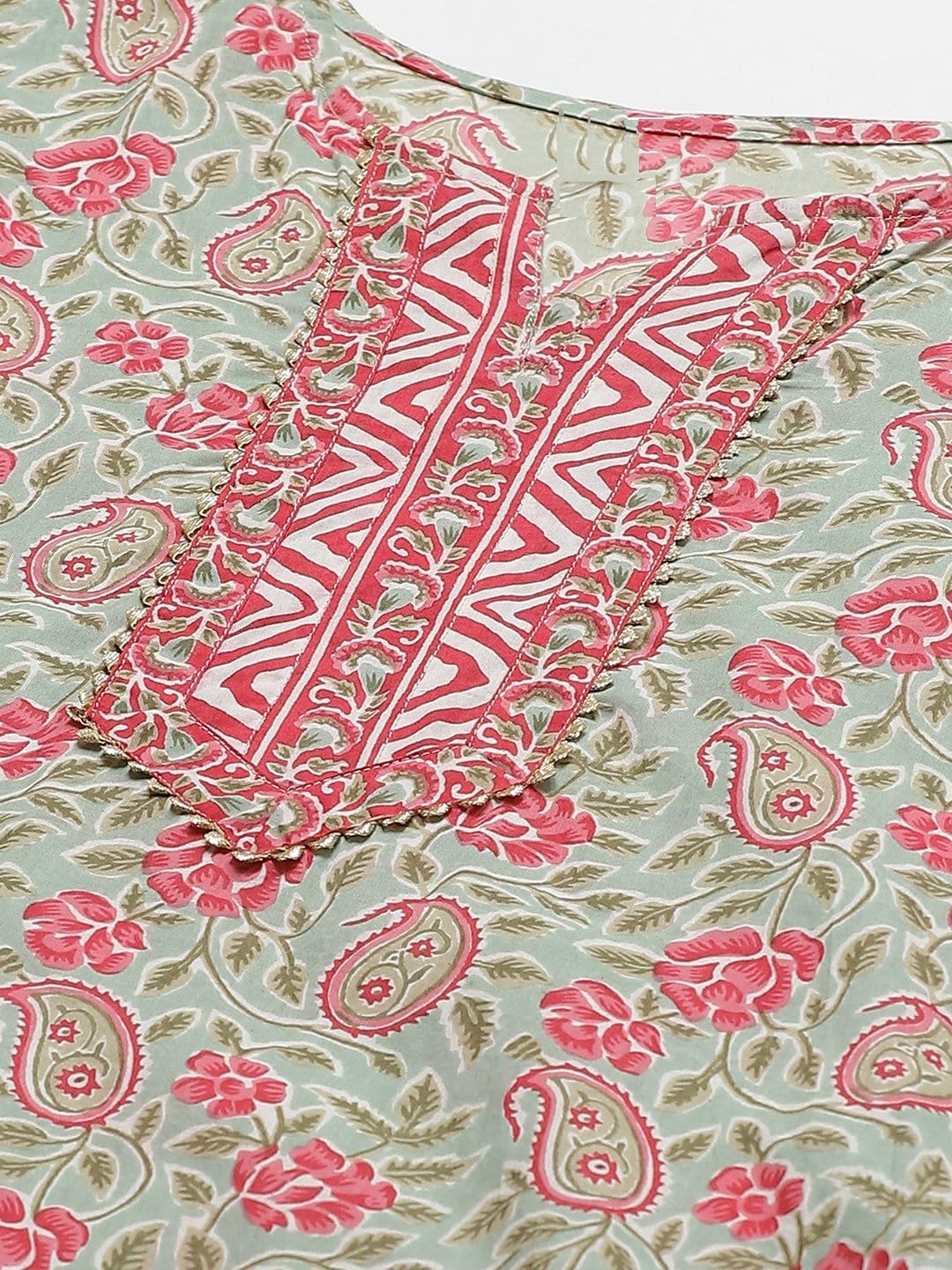 Nermosa Women Printed Kurta And Pant Set With Dupatta | Kurta Set With Dupatta | (In, Alpha, L, Peach)