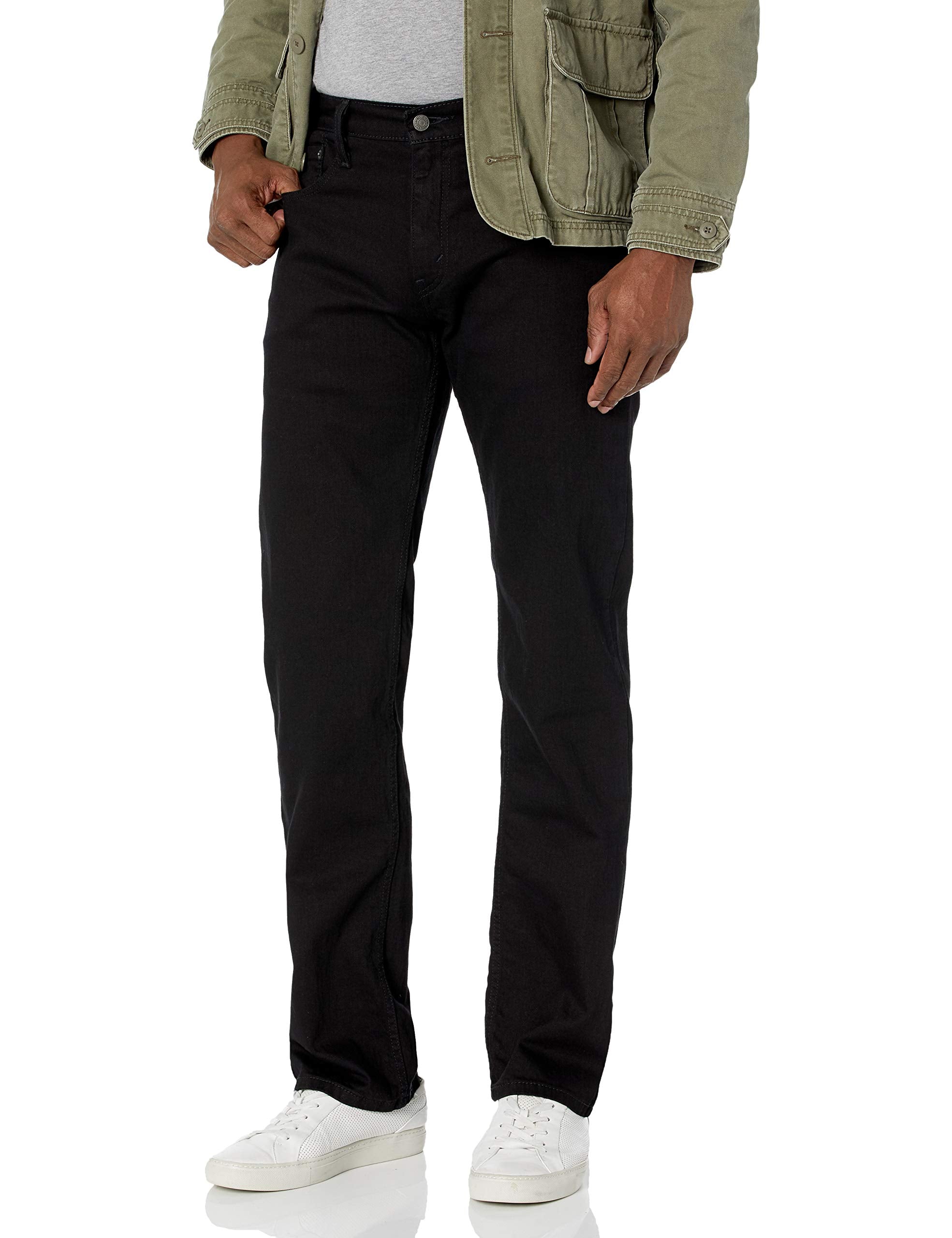 Levi's Men's 559 Relaxed Straight Fit Jean - 34W x 30L - Black - Stretch