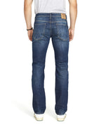Buffalo David Bitton Men's Relaxed Straight Driven Jeans, Dark Blue Sanded Indigo, 28 32