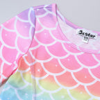 Mermaid Dresses Girls Long Sleeve Swing Winter Outfit Halloween Costume 10 11