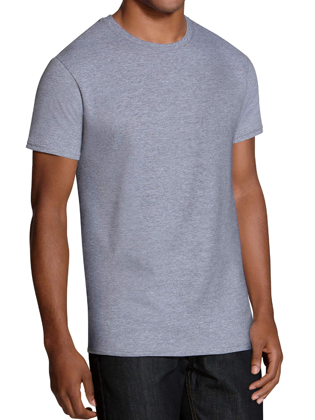 Fruit of the Loom Men's Crew Neck T-Shirt Multipack, Assorted (5 Pack), Large