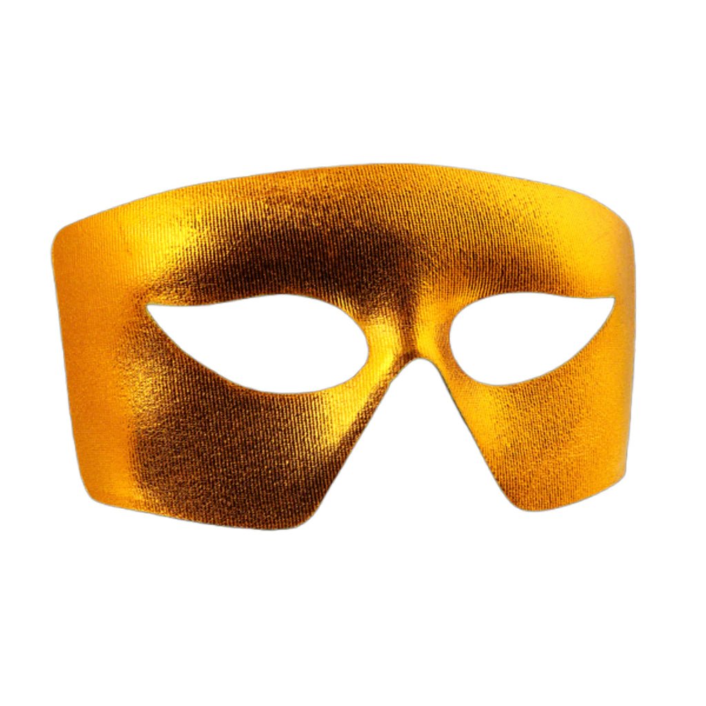 blinkee Masquerade Gold Non-Light Up Metallic Mask Mardi Gras